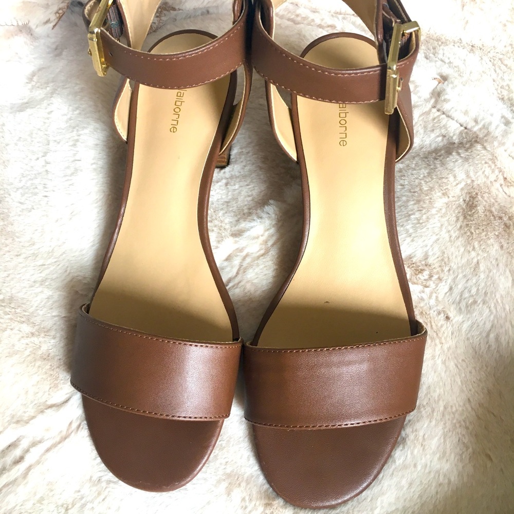 Liz Claiborne Womens Lovey Heeled Sandals